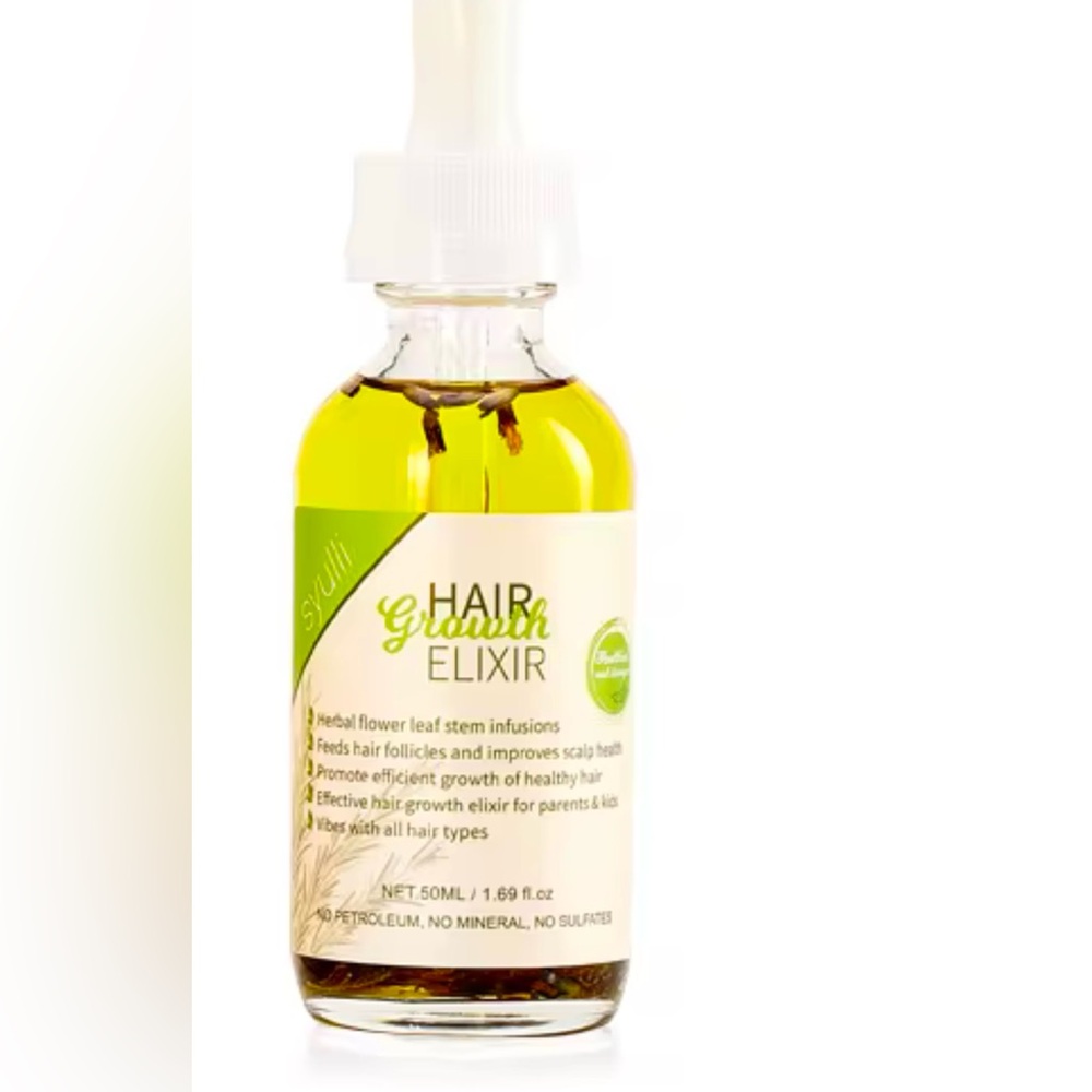 Herbal Hair Growth Elixir for women men kid - Vibrant Yellow